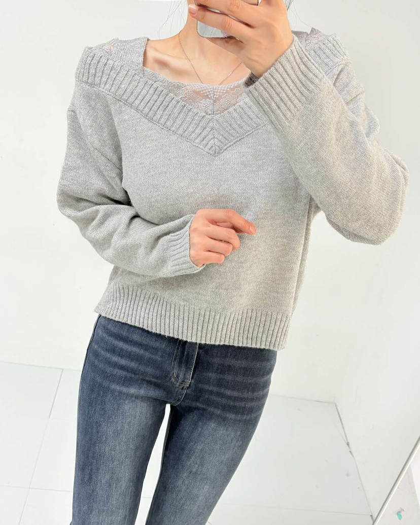 BLUE RIBBON東大門㊣實拍女士新品人氣推薦職業休閑針織衫BLUE RIBBON針織衫