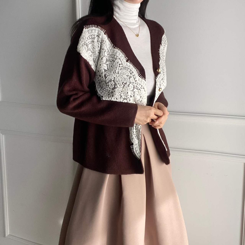 BLUE RIBBON東大門㊣代購女士新品時尚真品熱賣針織衫開衫BLUE RIBBON針織衫