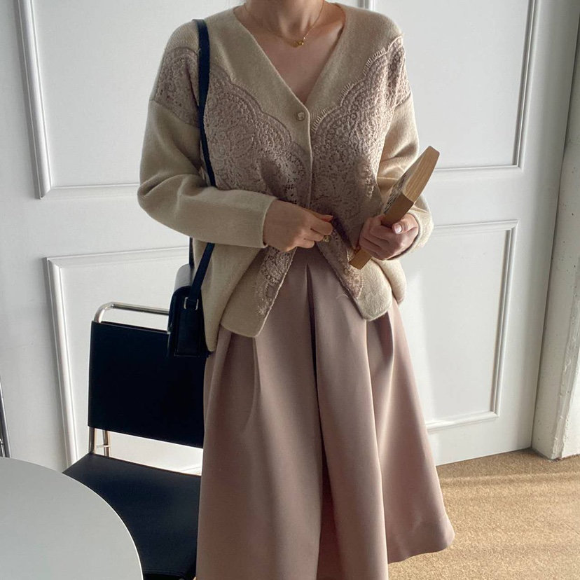 BLUE RIBBON東大門㊣代購女士新品時尚真品熱賣針織衫開衫BLUE RIBBON針織衫