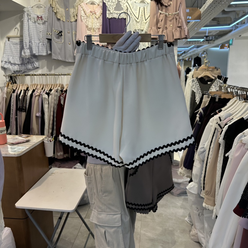 PAPA韓國代購㊣女士新款推薦職業真品時尚休閑熱賣人氣短褲PaPa/HALMADE短褲