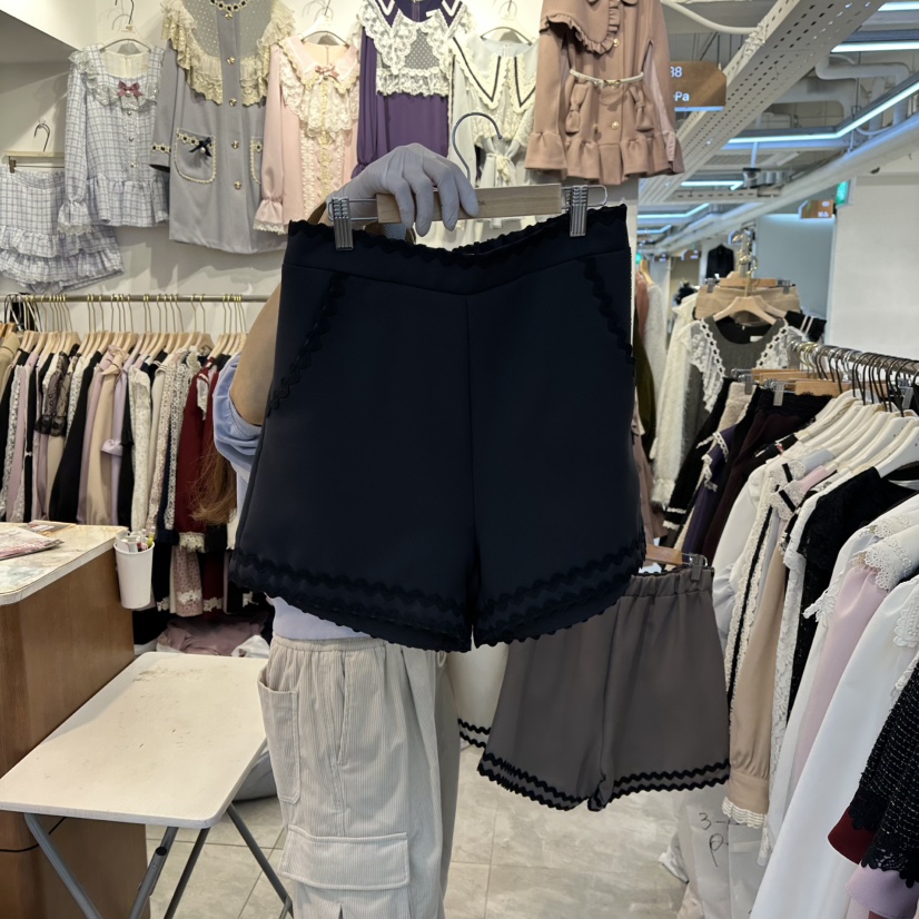 PAPA韓國代購㊣女士新款推薦職業真品時尚休閑熱賣人氣短褲PaPa/HALMADE短褲圖色3