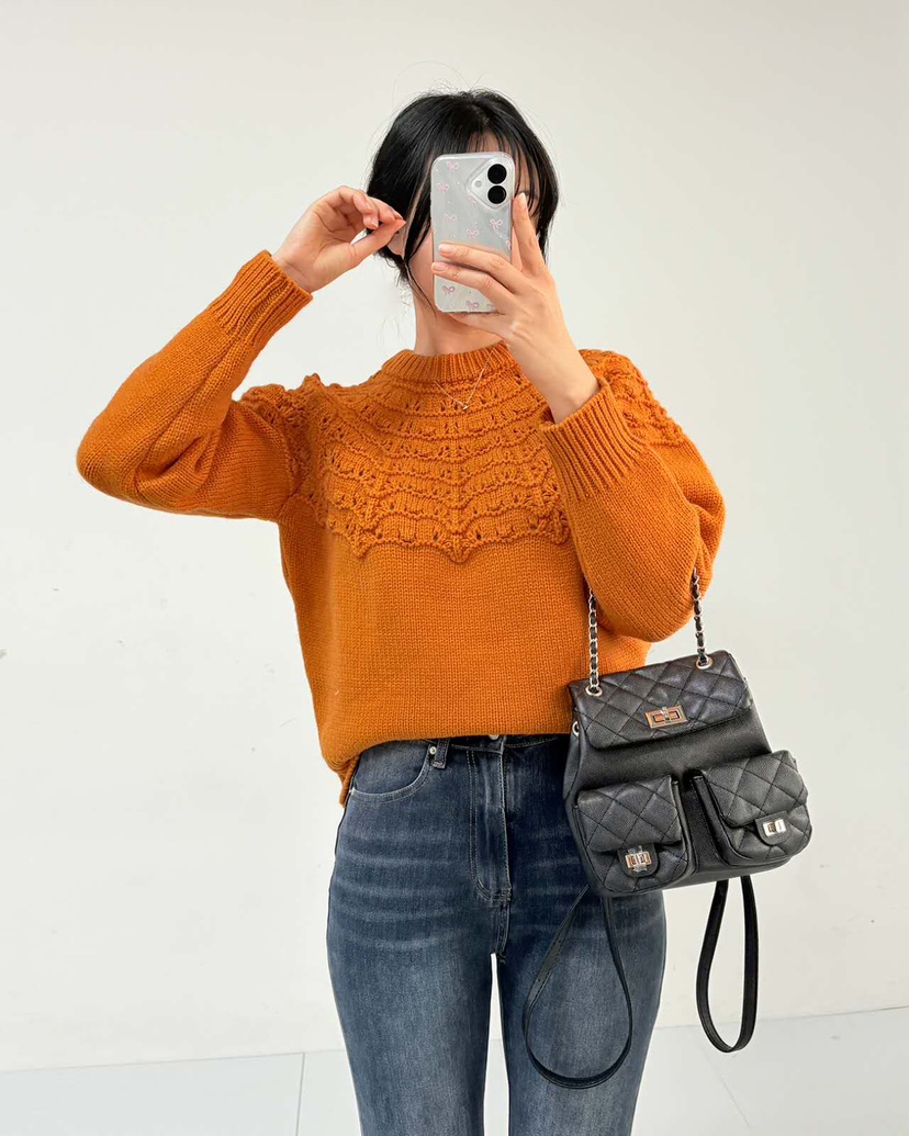 BLUE RIBBON東大門㊣直郵女裝新品時尚25秋冬推薦熱賣毛衣BLUE RIBBON毛衣