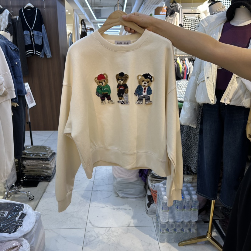 COCO HOLIC韓國代購㊣女裝新品職業人氣時尚25秋冬推薦衛衣COCO HOLIC衛衣圖色1