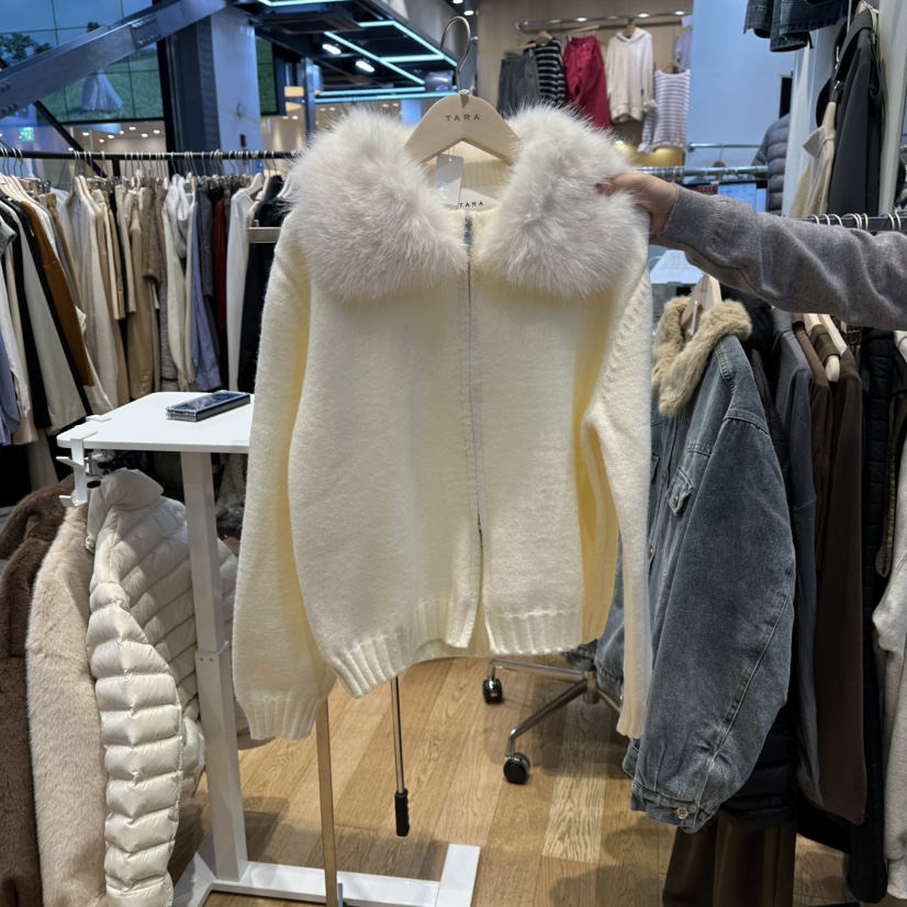 TARA東大門㊣直郵女士新款職業休閑25秋冬人氣推薦熱賣針織衫TARA針織衫圖色1