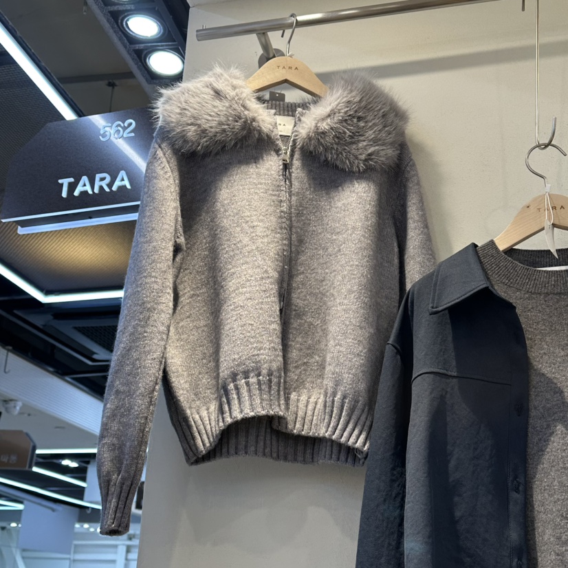 TARA東大門㊣直郵女士新款職業休閑25秋冬人氣推薦熱賣針織衫TARA針織衫圖色2