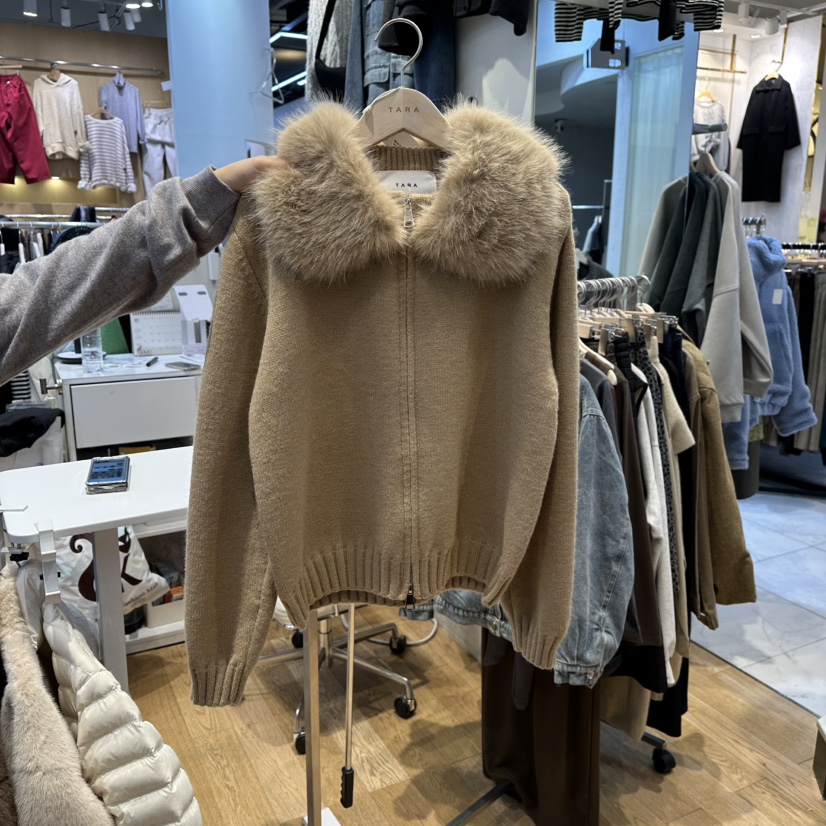 TARA東大門㊣直郵女士新款職業休閑25秋冬人氣推薦熱賣針織衫TARA針織衫圖色3