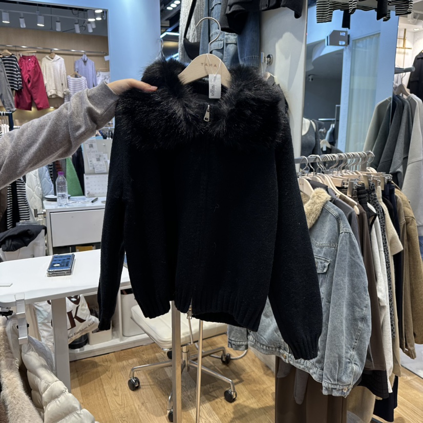 TARA東大門㊣直郵女士新款職業休閑25秋冬人氣推薦熱賣針織衫TARA針織衫圖色4