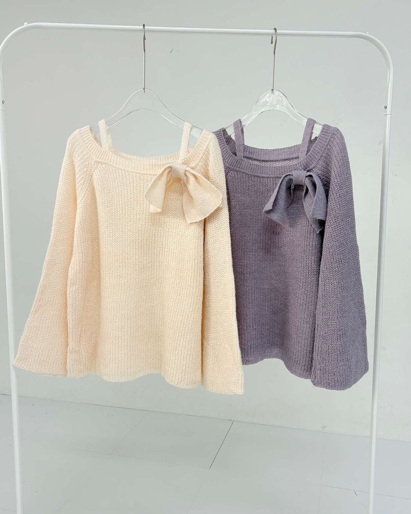 BLUE RIBBON韓國直郵㊣女裝新款時尚休閑25秋冬職業針織衫BLUE RIBBON針織衫