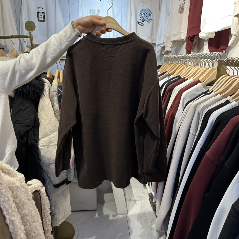 COCO HOLIC東大門㊣代購女裝新款人氣時尚休閑25秋冬長袖T恤COCO HOLIC長袖T恤