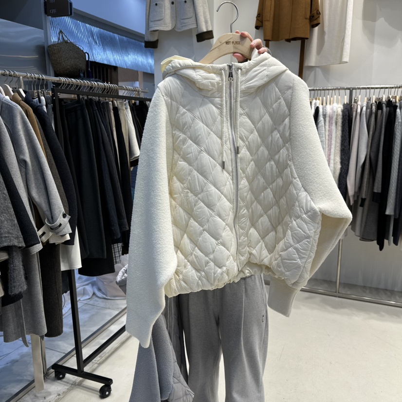 HOT PLACE韓國直郵㊣女士新品25秋冬人氣熱賣休閑夾克絎縫HOT PLACE_ISSUE/DREAM GIRIS夾克圖色1