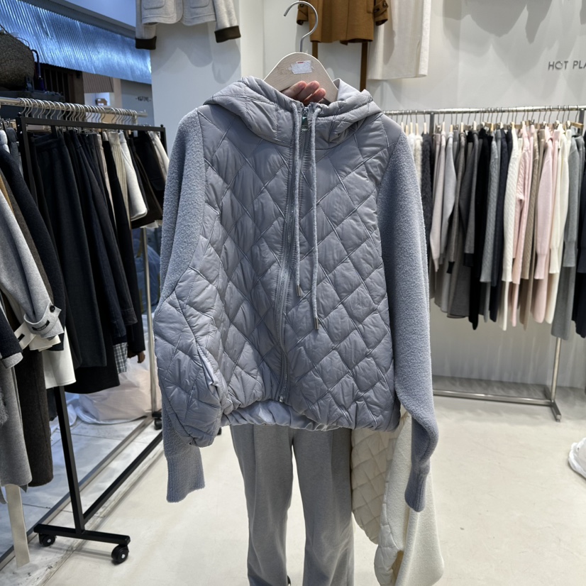 HOT PLACE韓國直郵㊣女士新品25秋冬人氣熱賣休閑夾克絎縫HOT PLACE_ISSUE/DREAM GIRIS夾克圖色2