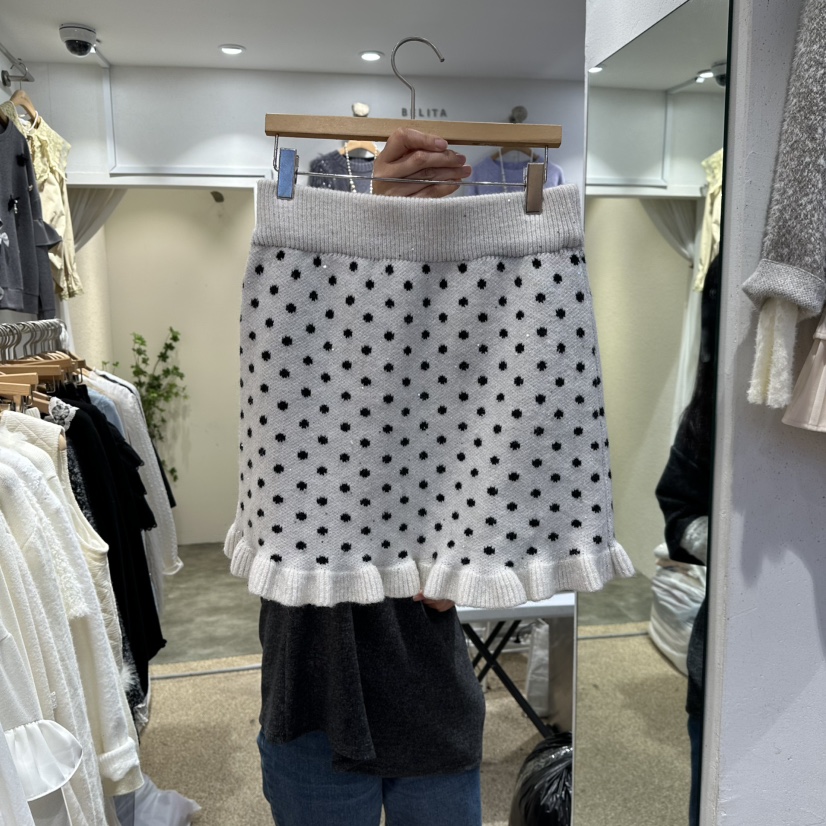 BELITA韓國代購㊣女裝新品25秋冬人氣時尚推薦職業熱賣短裙BELITA短裙