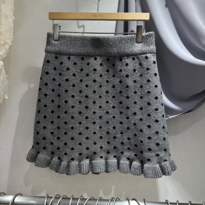 BELITA韓國代購㊣女裝新品25秋冬人氣時尚推薦職業熱賣短裙BELITA短裙圖色1