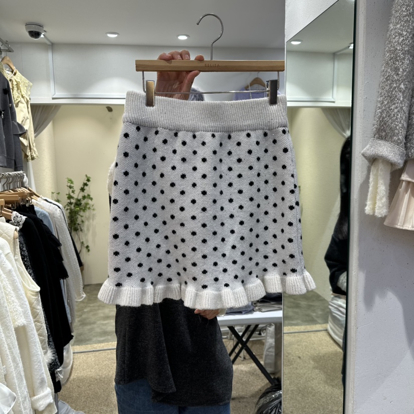 BELITA韓國代購㊣女裝新品25秋冬人氣時尚推薦職業熱賣短裙BELITA短裙圖色2