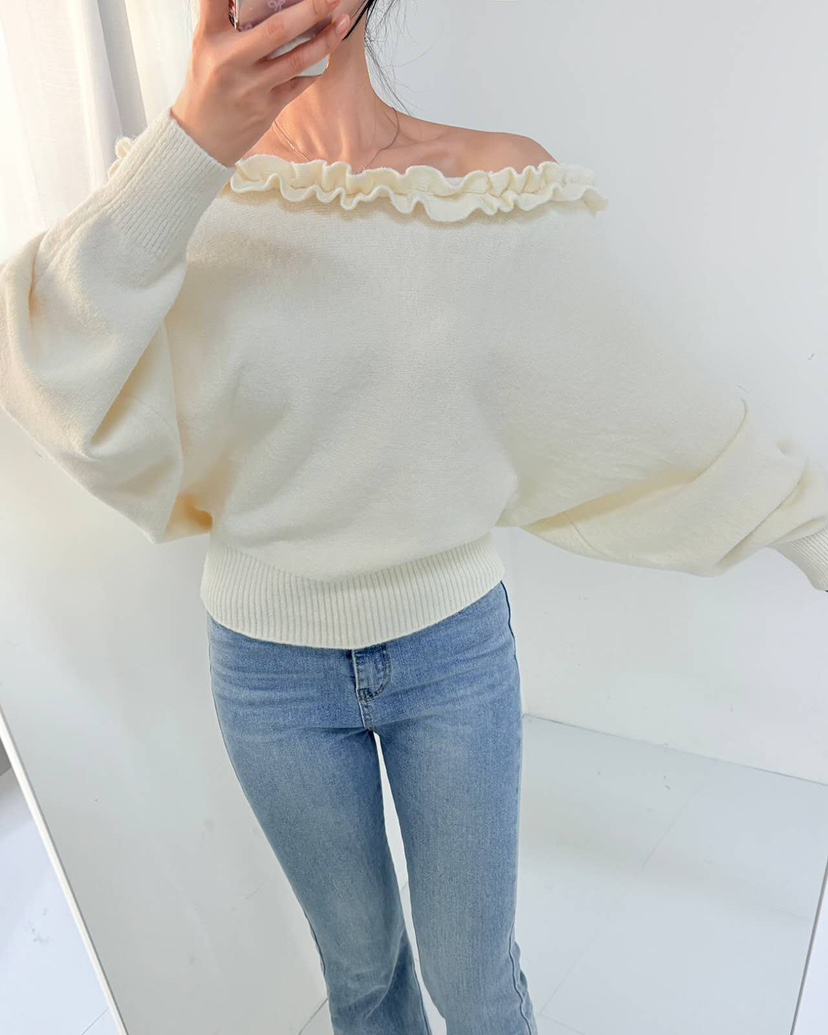 BLUE RIBBON東大門㊣代購女裝新品休閑人氣時尚25秋冬針織衫BLUE RIBBON針織衫