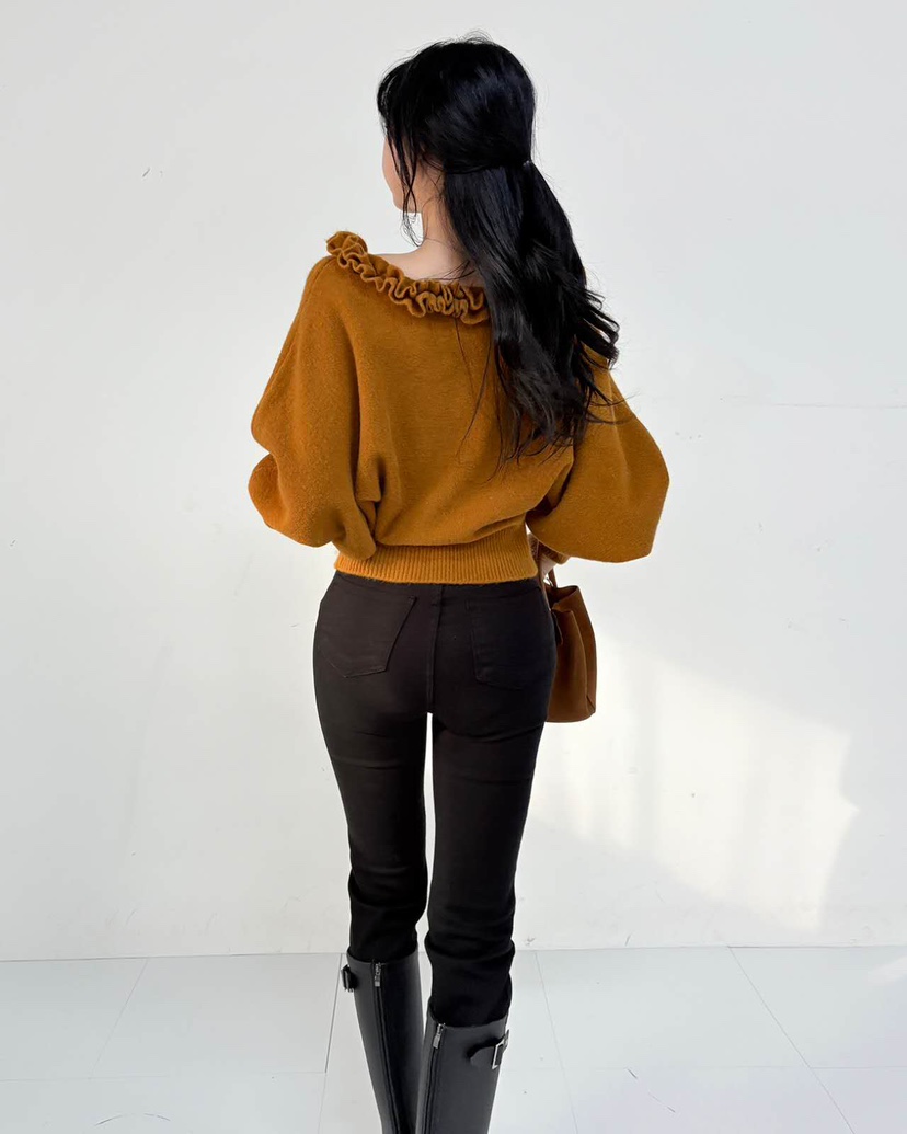 BLUE RIBBON東大門㊣代購女裝新品休閑人氣時尚25秋冬針織衫BLUE RIBBON針織衫