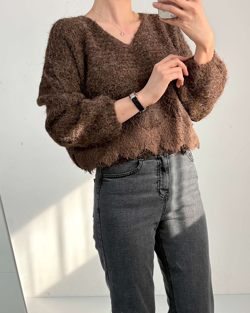 BLUE RIBBON韓國代購㊣女裝新款真品休閑人氣職業熱賣毛衣BLUE RIBBON毛衣