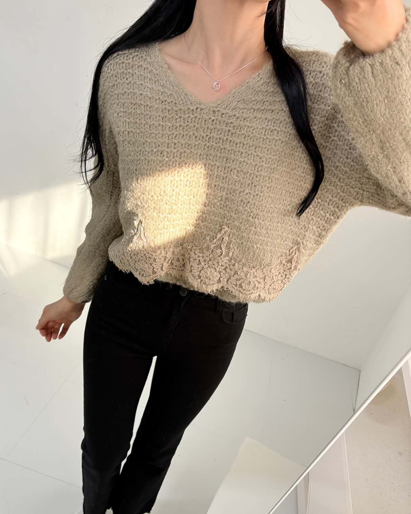 BLUE RIBBON韓國代購㊣女裝新款真品休閑人氣職業熱賣毛衣BLUE RIBBON毛衣