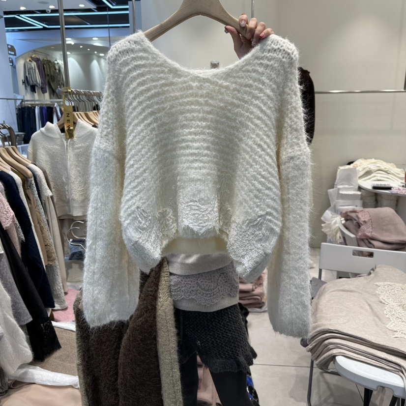 BLUE RIBBON韓國代購㊣女裝新款真品休閑人氣職業熱賣毛衣BLUE RIBBON毛衣圖色1