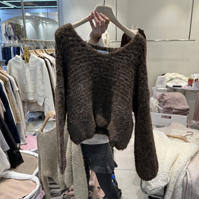 BLUE RIBBON韓國代購㊣女裝新款真品休閑人氣職業熱賣毛衣BLUE RIBBON毛衣圖色3