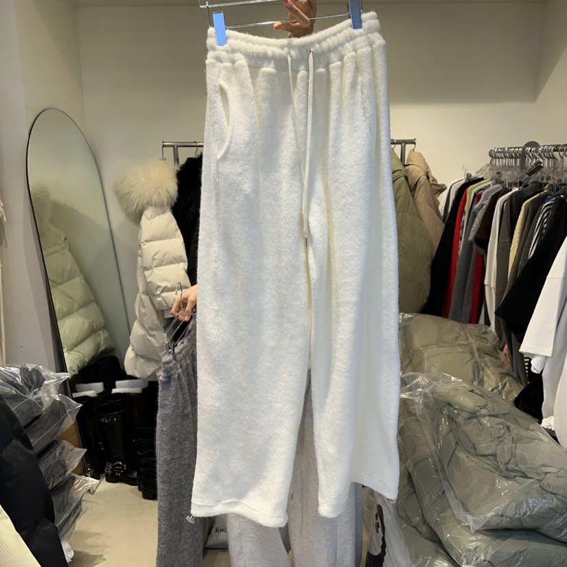 MORAN東大門㊣實拍女裝新款推薦人氣休閑真品職業休閑褲泰迪熊MORAN/MOSCO休閑褲圖色1