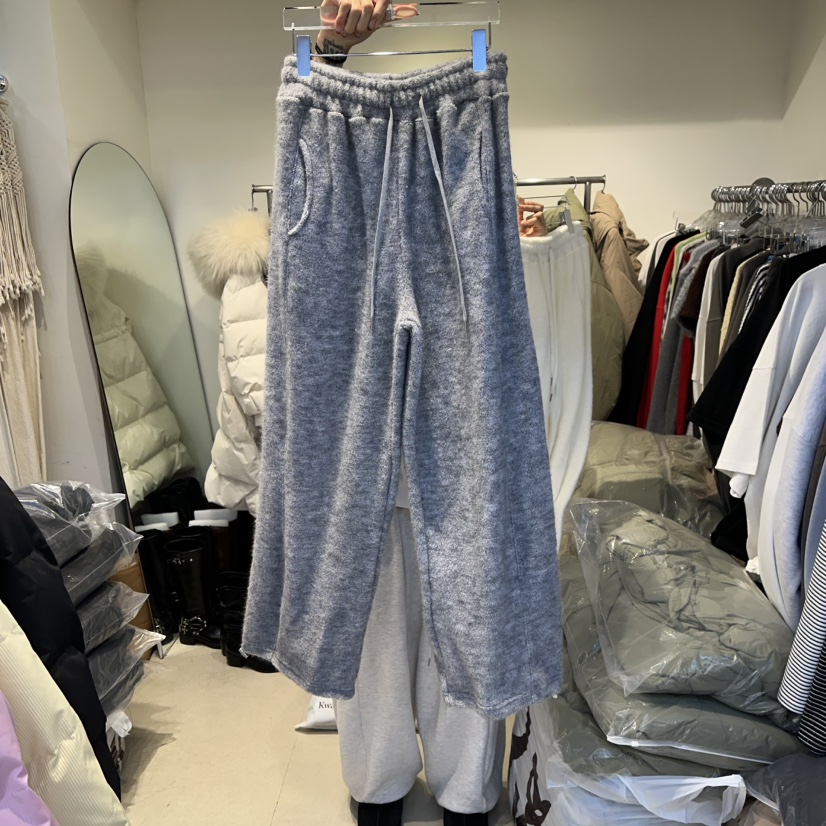 MORAN東大門㊣實拍女裝新款推薦人氣休閑真品職業休閑褲泰迪熊MORAN/MOSCO休閑褲圖色3