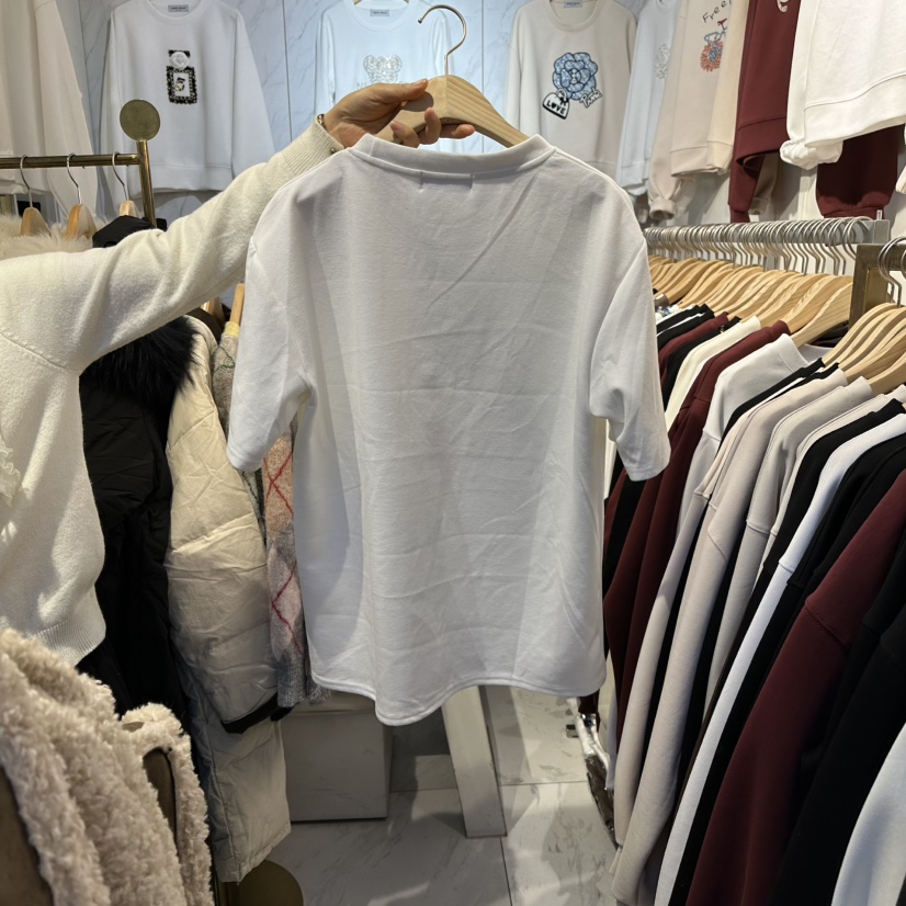 COCO HOLIC東大門㊣直郵女士新品25秋冬人氣時尚推薦職業T恤COCO HOLICT恤