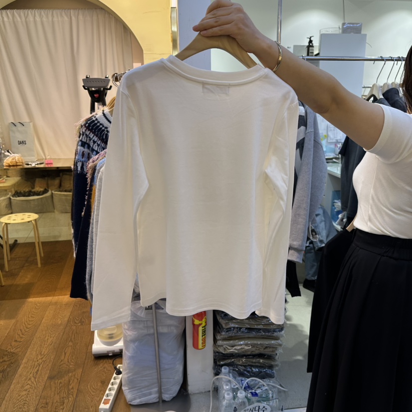 COCO HOLIC東大門㊣代購女裝新款職業真品推薦時尚長袖T恤COCO HOLIC長袖T恤