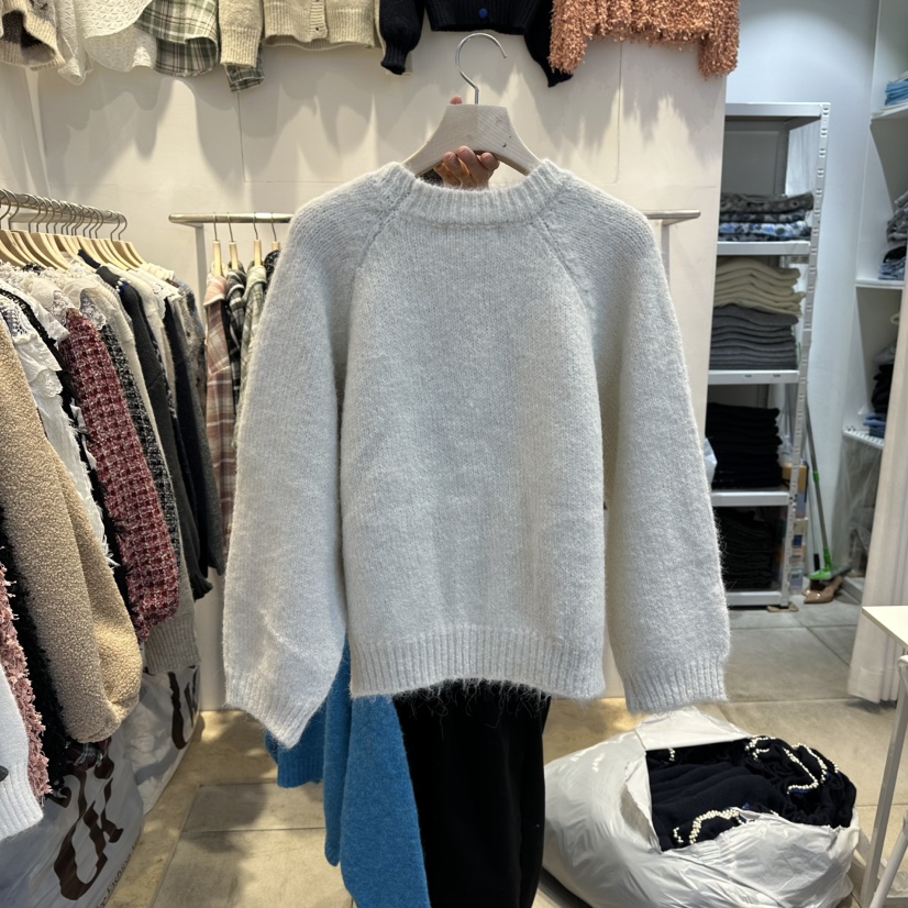 LADYBUG+ADORABLE東大門㊣實拍女士新款人氣職業針織衫花朵LADYBUG/Adorable針織衫