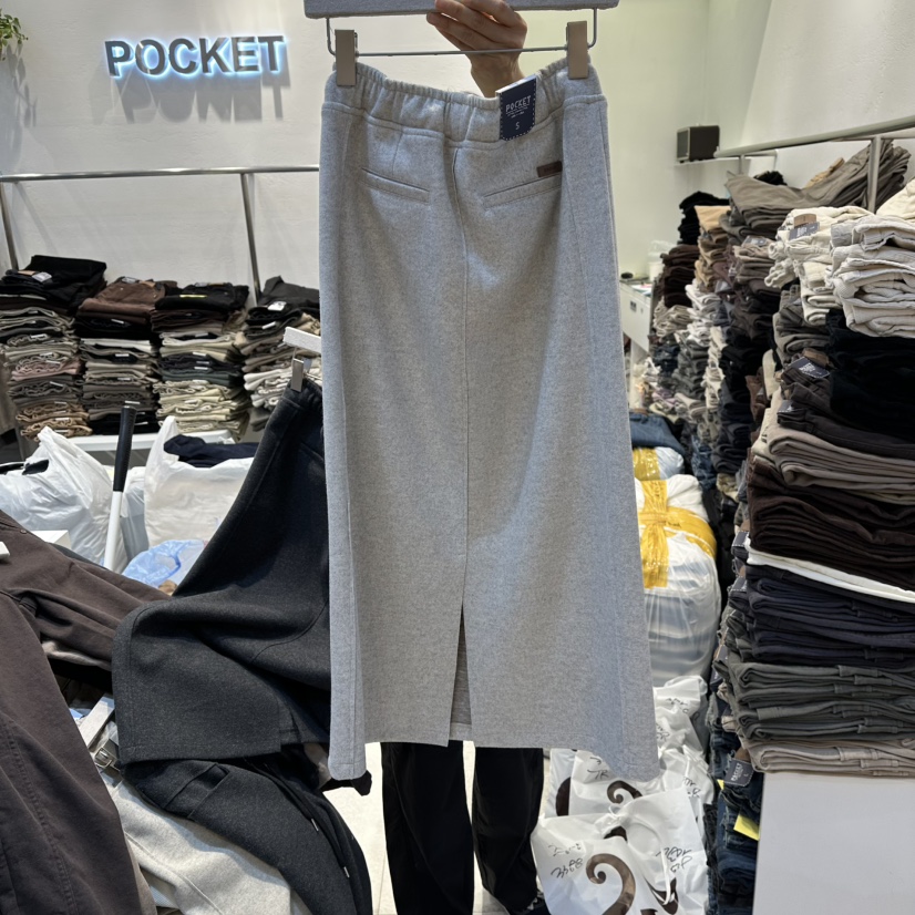 POCKET-Q東大門㊣代購女裝新款真品時尚推薦人氣25秋冬長裙POCKET-Q長裙