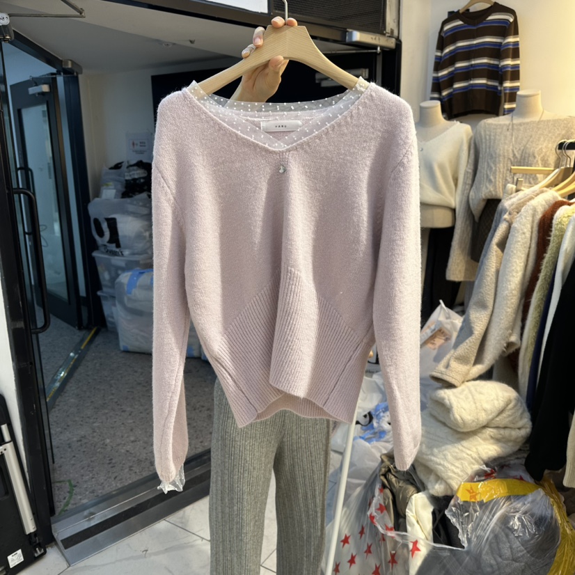 HARU-Q東大門㊣代購女士新品人氣熱賣休閑推薦職業毛衣羊毛衫HARU-Q毛衣圖色3