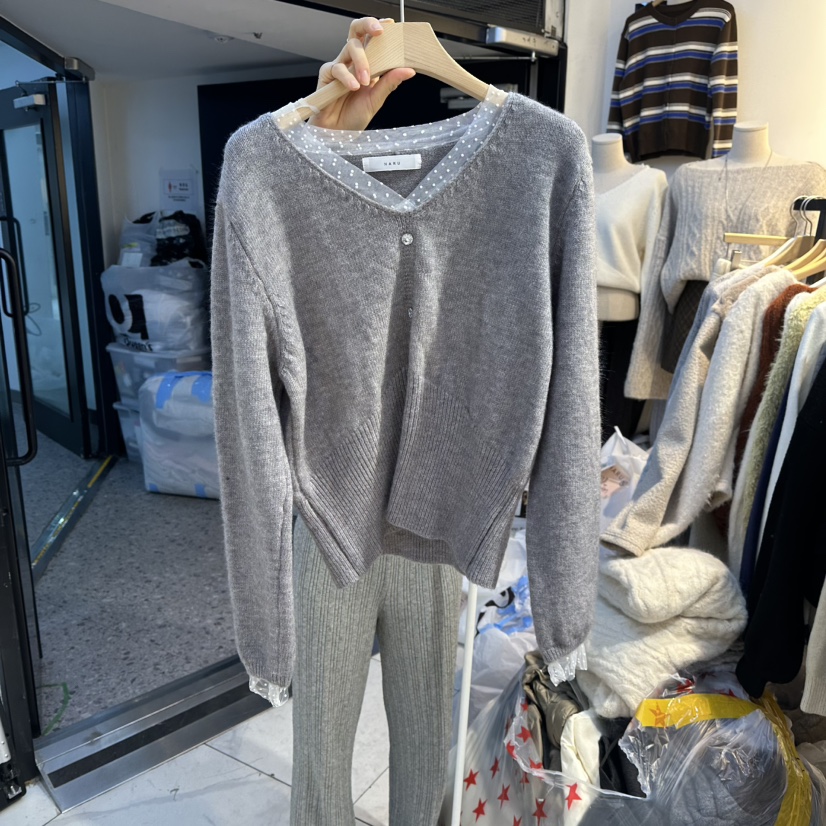 HARU-Q東大門㊣代購女士新品人氣熱賣休閑推薦職業毛衣羊毛衫HARU-Q毛衣圖色4