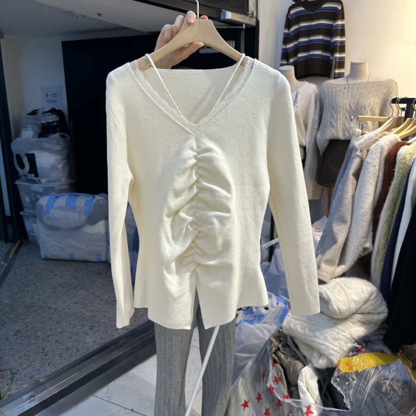 HARU-Q東大門㊣直郵女裝新品熱賣真品休閑推薦人氣職業針織衫HARU-Q針織衫圖色1