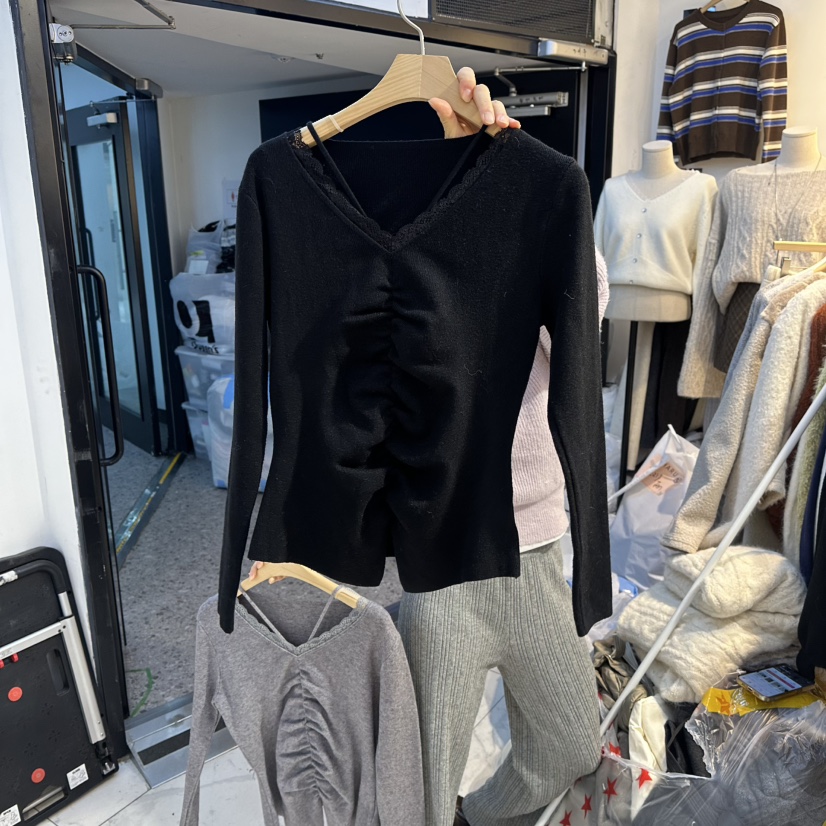 HARU-Q東大門㊣直郵女裝新品熱賣真品休閑推薦人氣職業針織衫HARU-Q針織衫圖色4