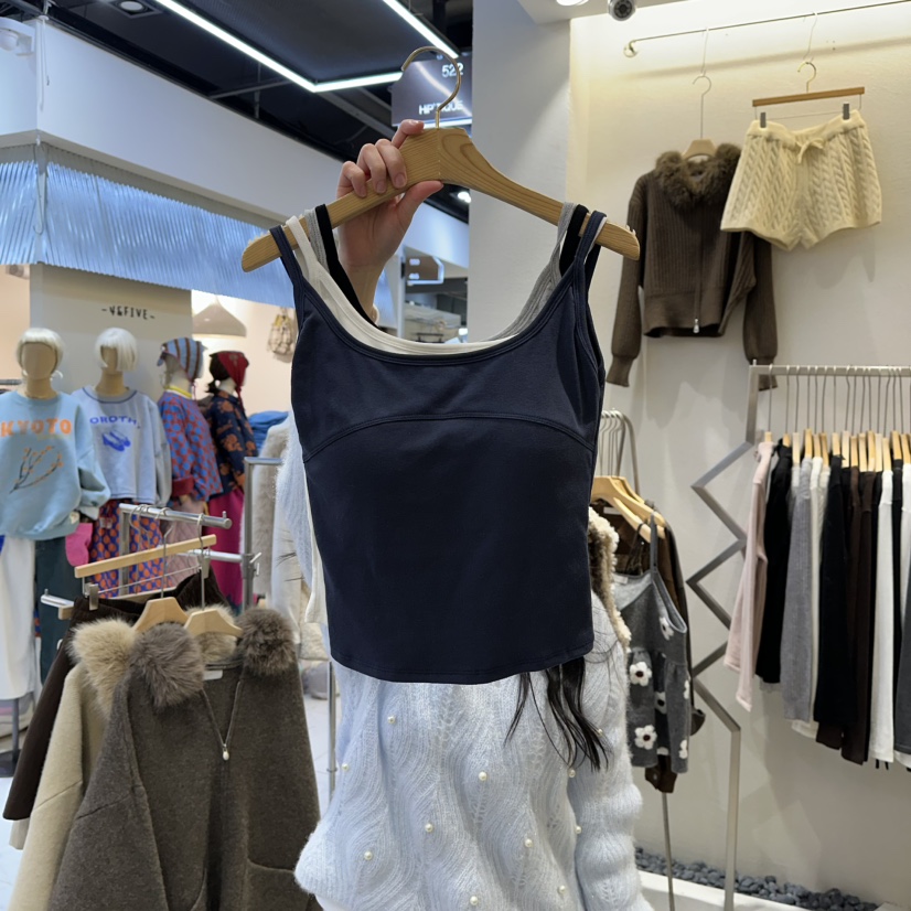 HIPTIQUE韓國代購㊣女裝新款職業時尚推薦熱賣真品吊帶背心HIPTIQUE吊帶/背心圖色2深藍色