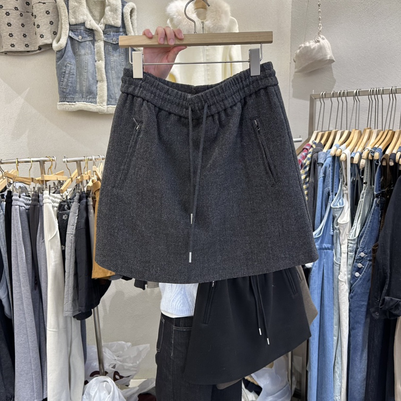 HIPTIQUE東大門㊣實拍女裝新品推薦25秋冬熱賣半身裙中短裙HIPTIQUE半身裙/中短裙圖色2