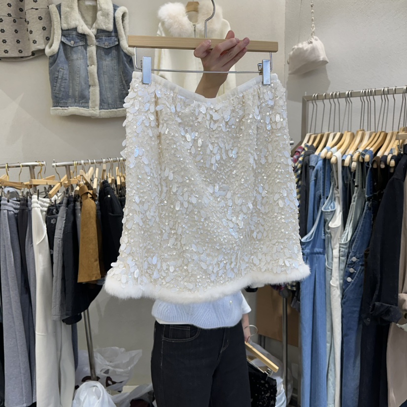 HIPTIQUE東大門㊣直郵女裝新品時尚25秋冬職業半身裙中短裙HIPTIQUE半身裙/中短裙