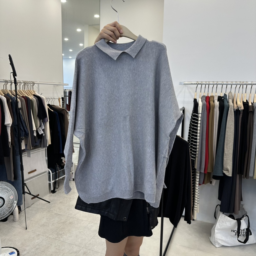 FUNNY POWDER韓國代購㊣女裝新款熱賣人氣職業時尚針織衫羊絨THE FUNNY針織衫圖色2