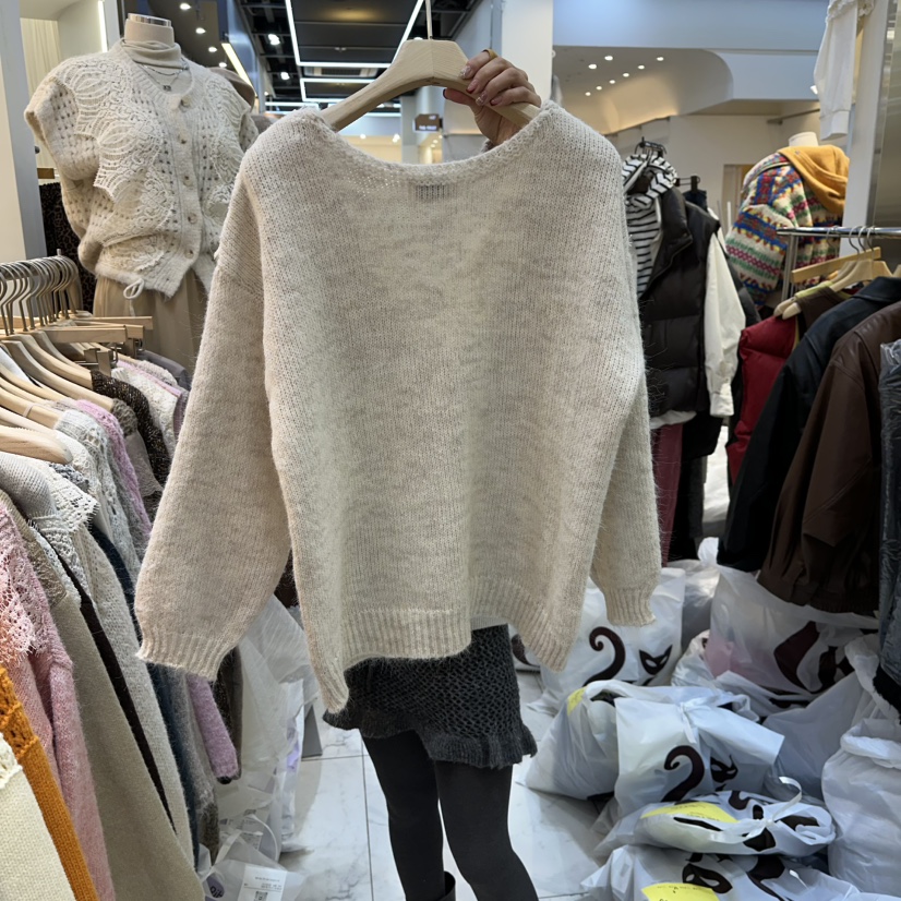 BLUE RIBBON東大門㊣代購女裝新品推薦25秋冬熱賣休閑針織衫BLUE RIBBON針織衫