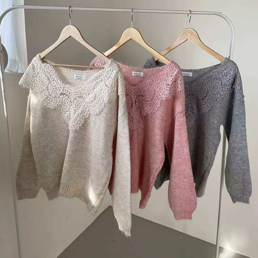 BLUE RIBBON東大門㊣代購女裝新品推薦25秋冬熱賣休閑針織衫BLUE RIBBON針織衫