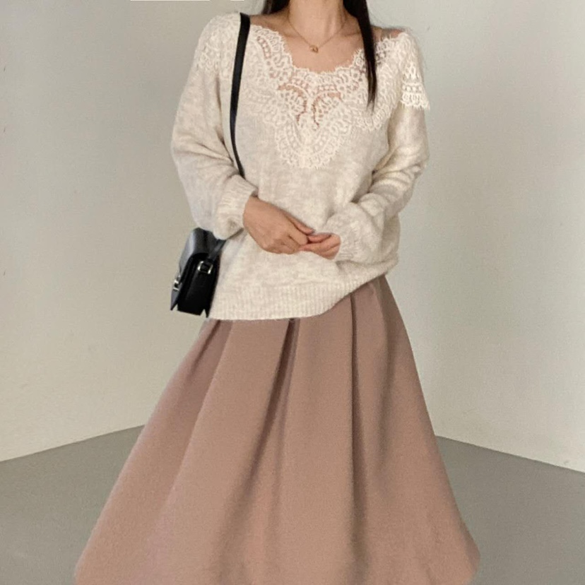 BLUE RIBBON東大門㊣代購女裝新品推薦25秋冬熱賣休閑針織衫BLUE RIBBON針織衫