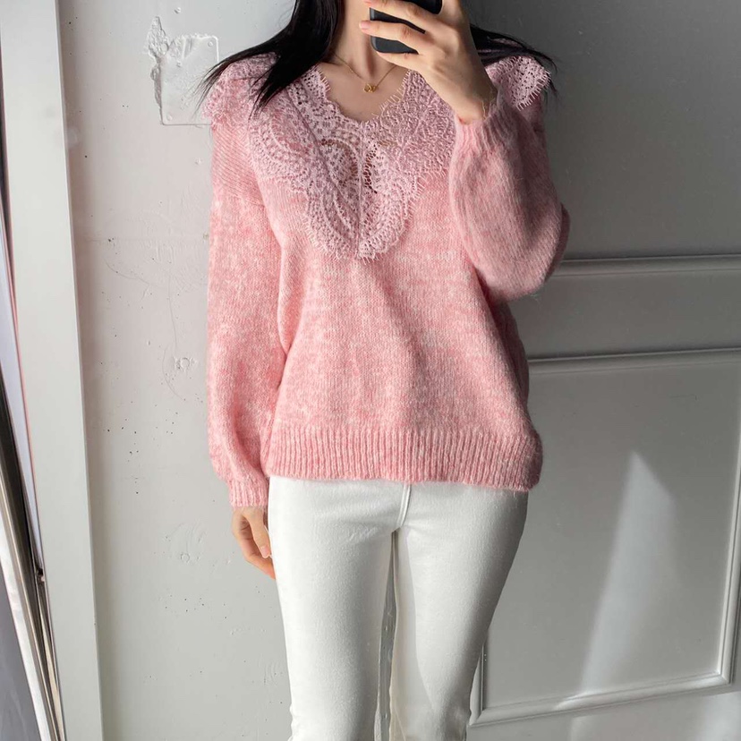 BLUE RIBBON東大門㊣代購女裝新品推薦25秋冬熱賣休閑針織衫BLUE RIBBON針織衫