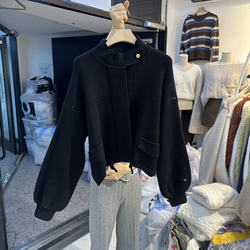 HARU-Q東大門㊣代購女士新款25秋冬真品休閑推薦人氣針織衫HARU-Q針織衫圖色3