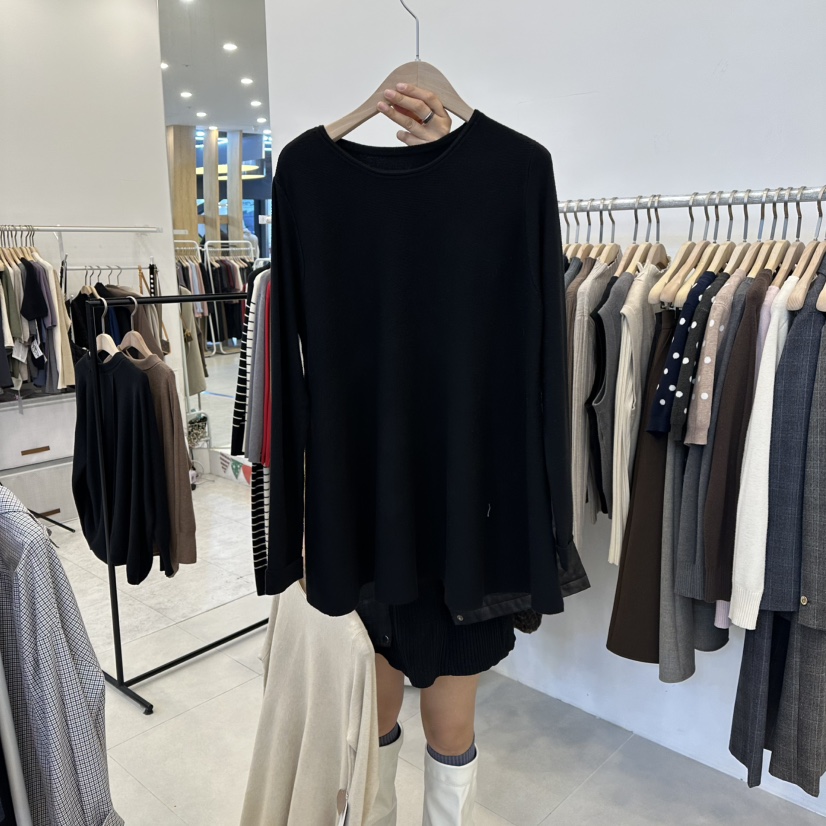 FUNNY POWDER東大門㊣代購女士新品25秋冬時尚熱賣職業針織衫THE FUNNY針織衫圖色2