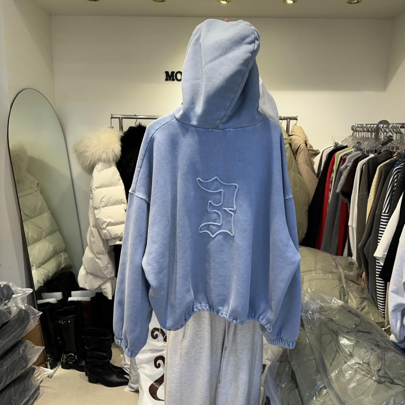 MORAN東大門㊣實拍女裝新款人氣職業熱賣衛衣連帽衫加絨抓絨MORAN/MOSCO衛衣