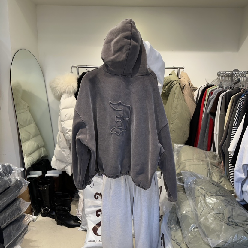 MORAN東大門㊣實拍女裝新款人氣職業熱賣衛衣連帽衫加絨抓絨MORAN/MOSCO衛衣