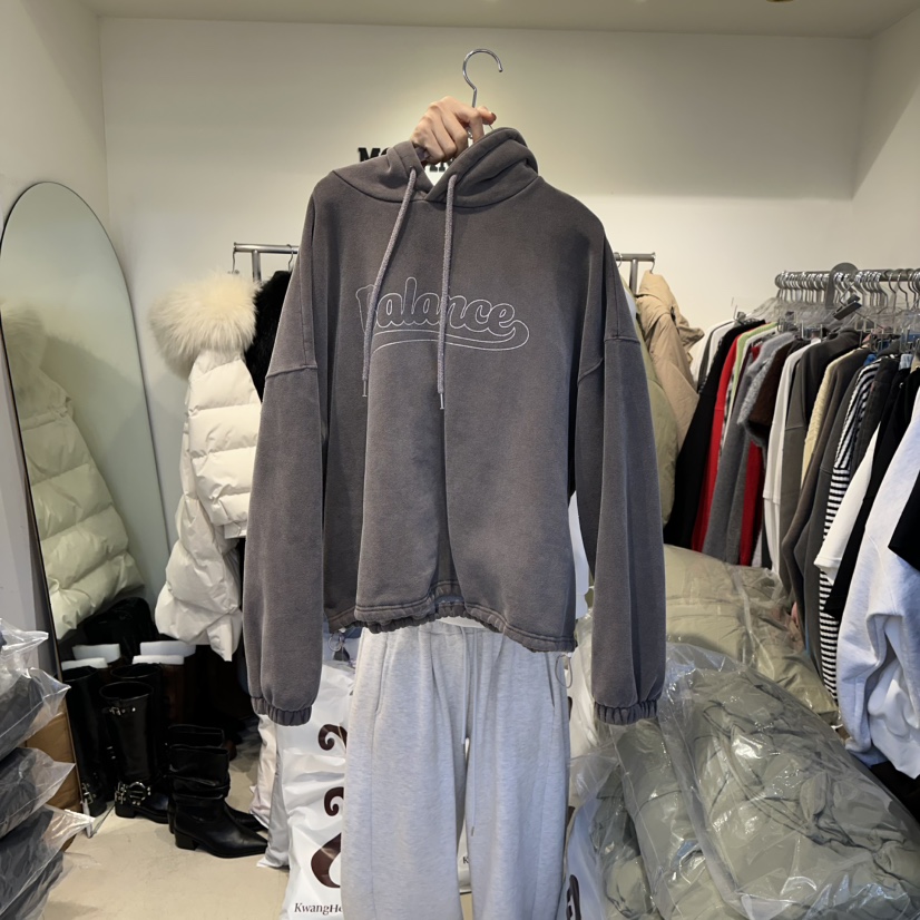 MORAN東大門㊣實拍女裝新款人氣職業熱賣衛衣連帽衫加絨抓絨MORAN/MOSCO衛衣圖色3