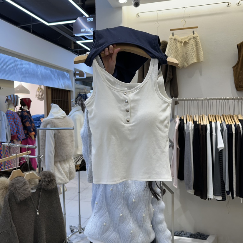 HIPTIQUE東大門㊣直郵女裝新品真品時尚推薦25秋冬吊帶背心HIPTIQUE吊帶/背心圖色1