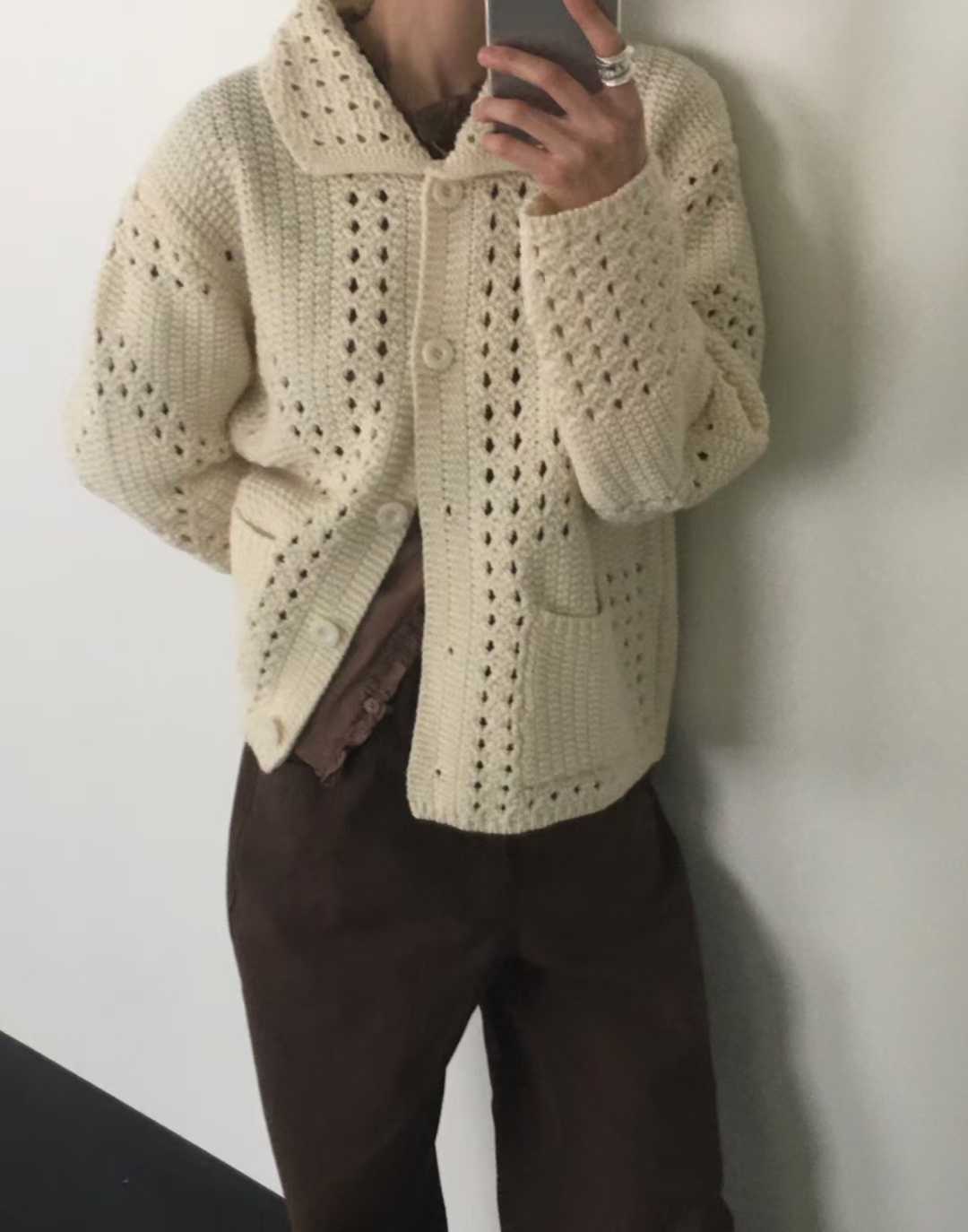 ALOHA-OT東大門㊣代購女裝新品25秋冬休閑職業熱賣時尚針織衫ALOHA-OT針織衫