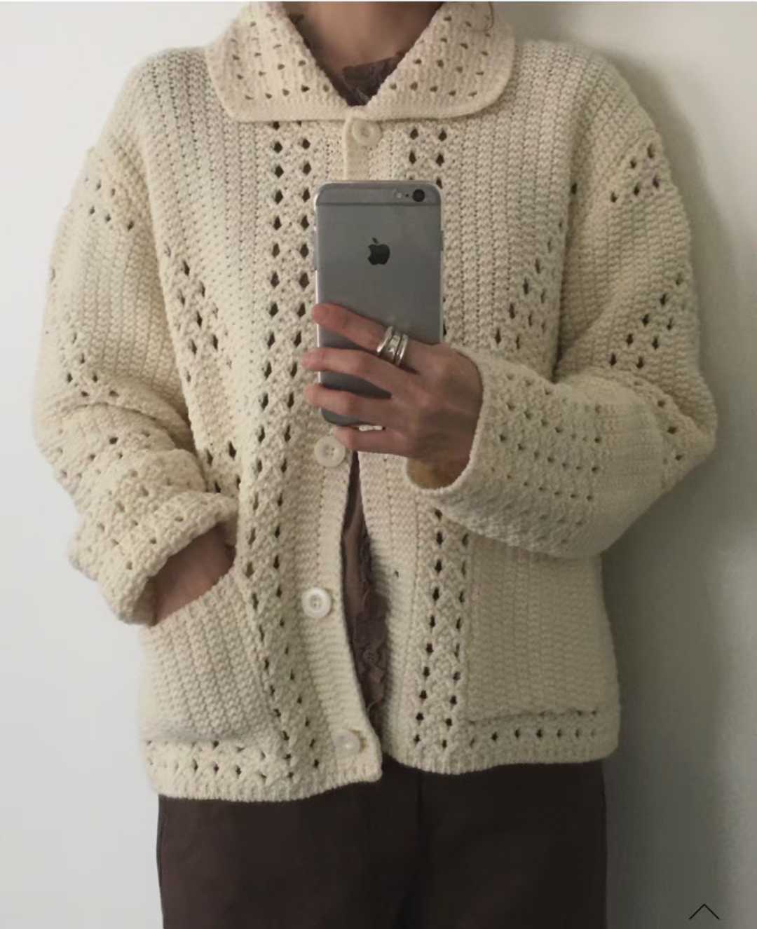 ALOHA-OT東大門㊣代購女裝新品25秋冬休閑職業熱賣時尚針織衫ALOHA-OT針織衫圖色1